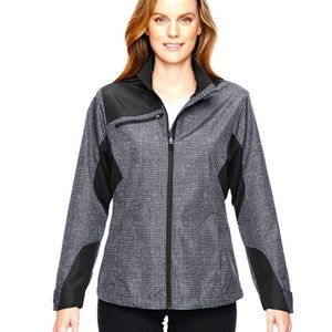 NWT: North End Ladies' Sprint Interactive Printed Lightweight Jacket, L